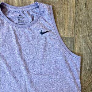 Nike Heather Purple Athletic Tank
